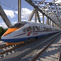 Hi speed Electric Train Siemens Velaro RUS