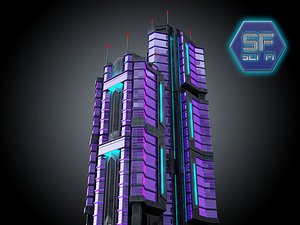max sci fi futuristic building