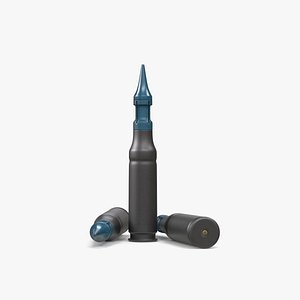 3D model Bullet 25x137(1)