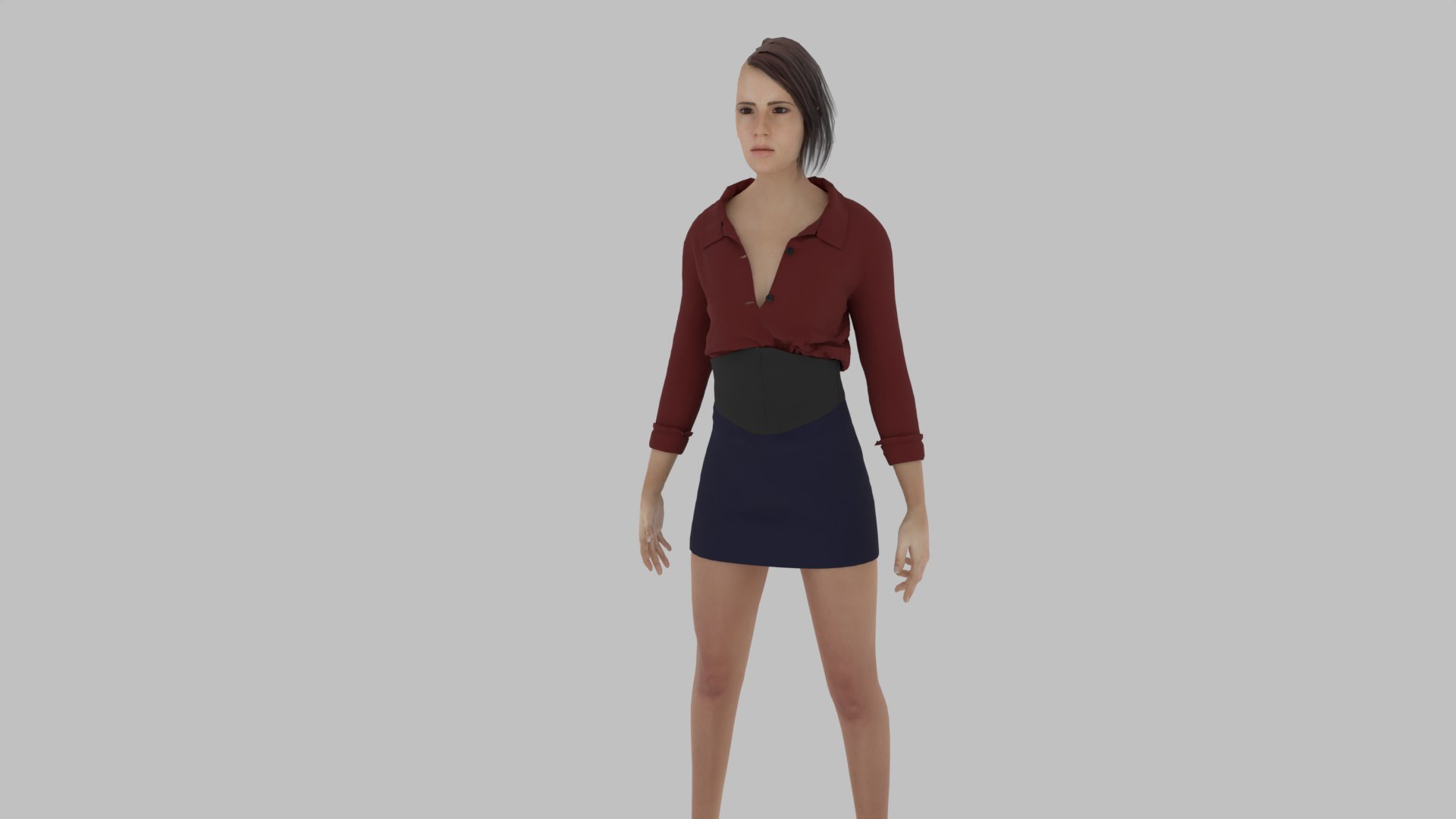 3D Sexy Business Woman - TurboSquid 2011094