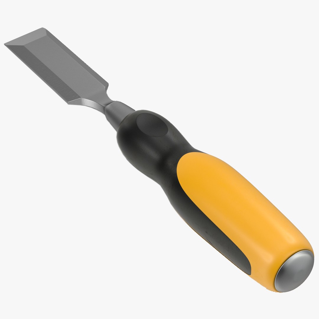 Wood Chisel 3D model preview