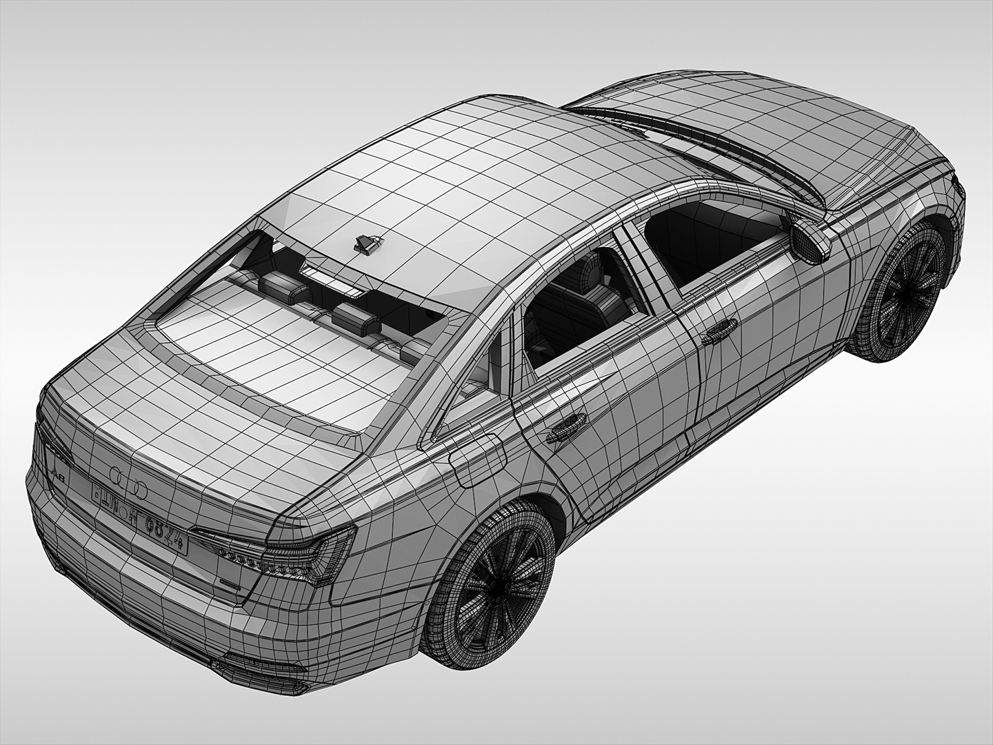 3D Audi Car Model - TurboSquid 1307425