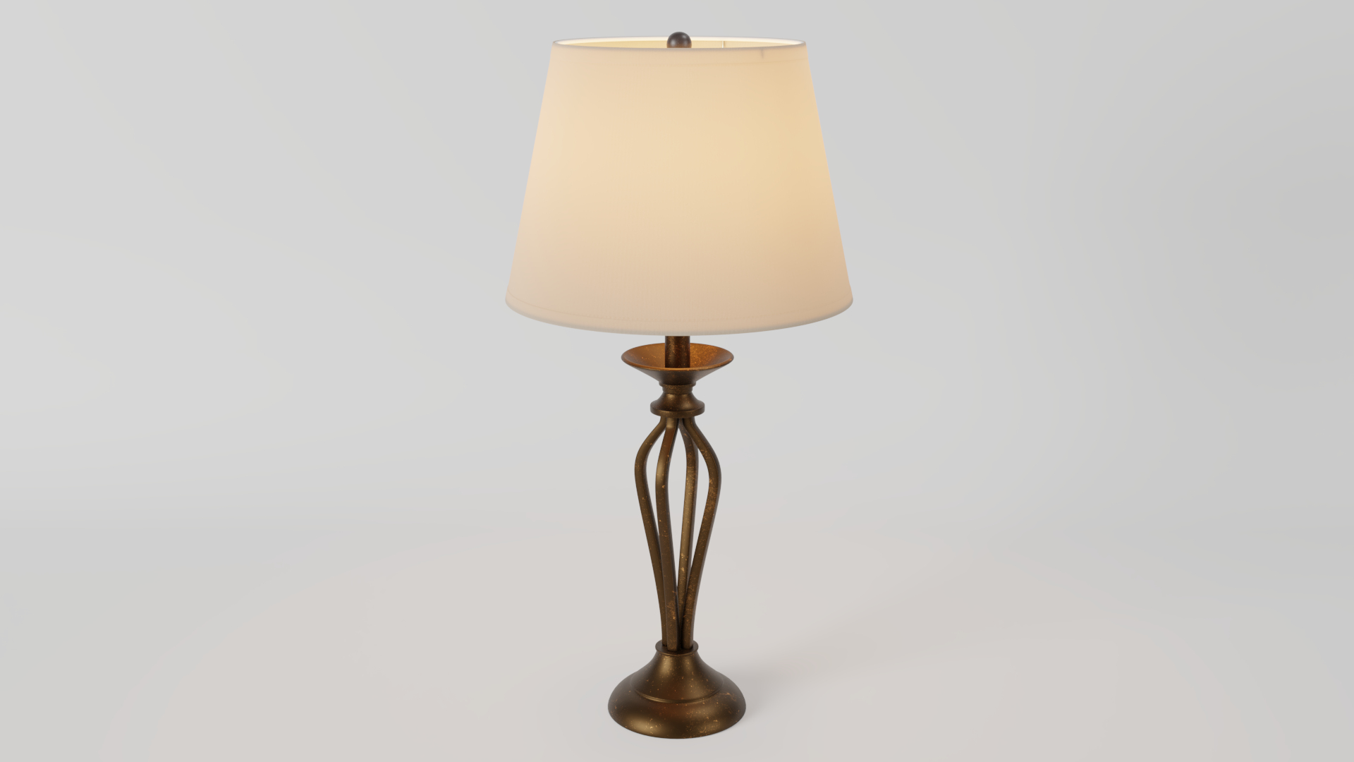 Hampton Bay Table Lamp 3D Model TurboSquid 1384506