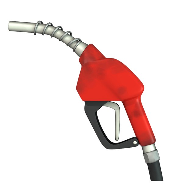 3d model gasoline pump handle