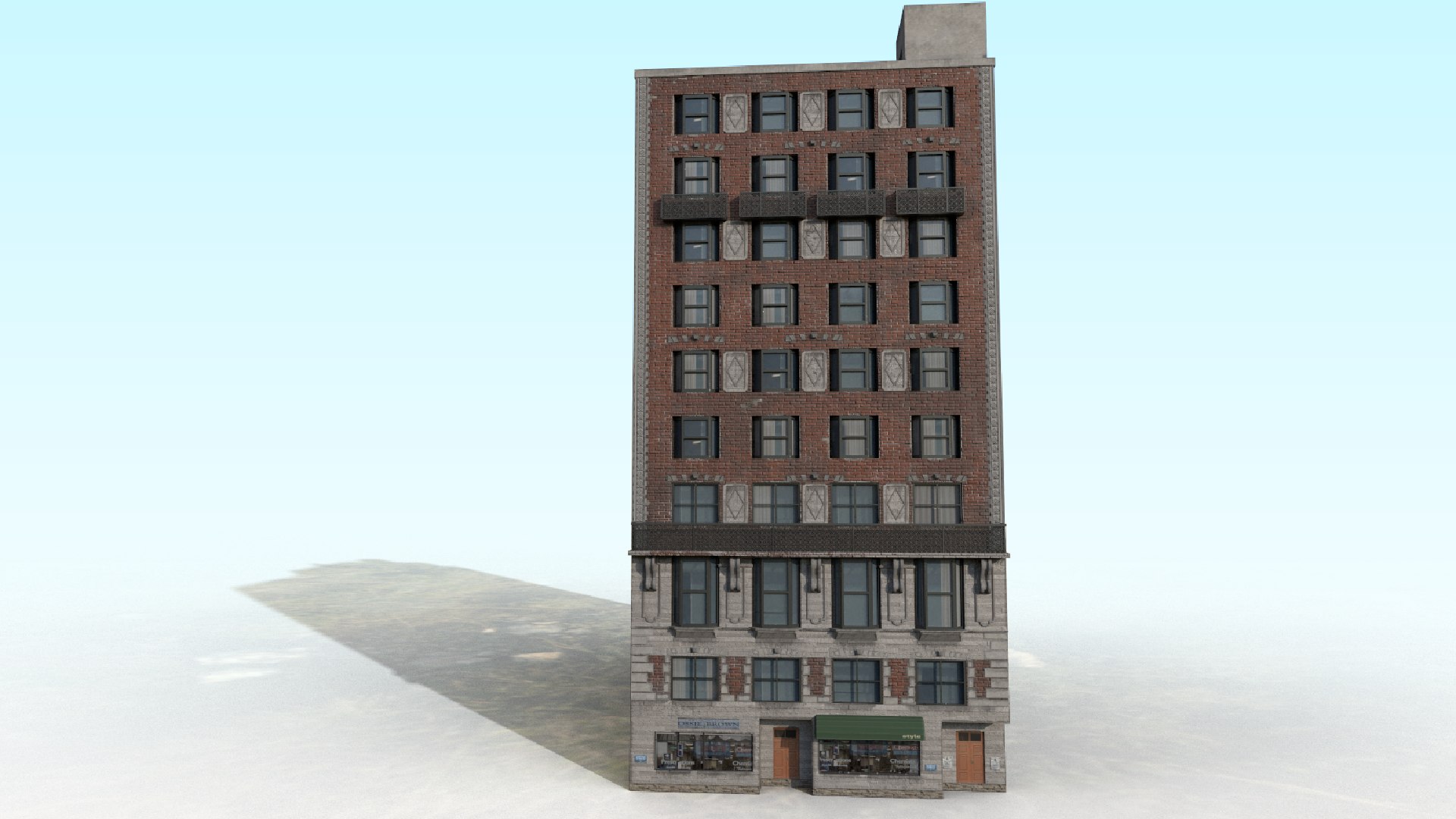 3D buildingA03 model - TurboSquid 1873617