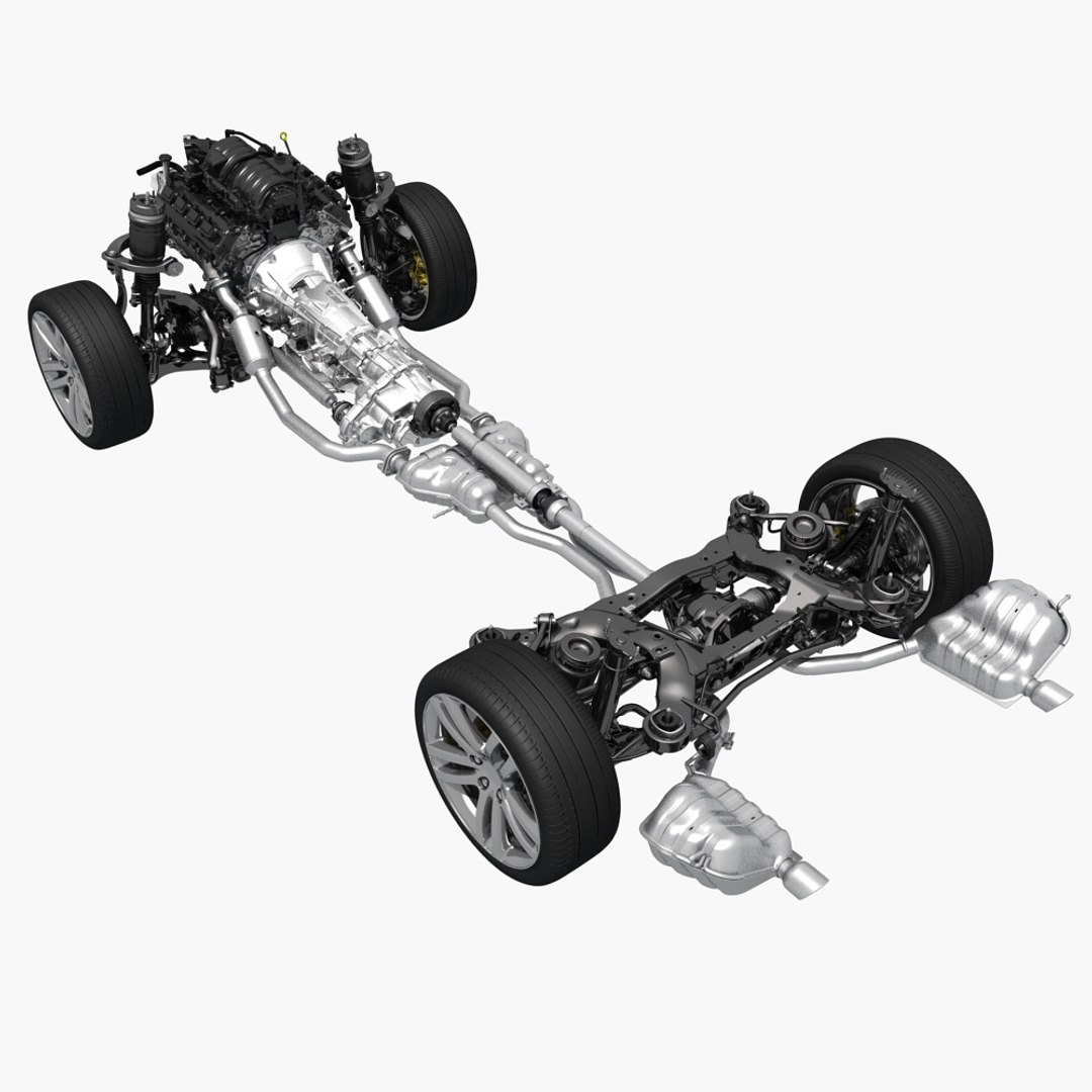 chassis engine 3d model