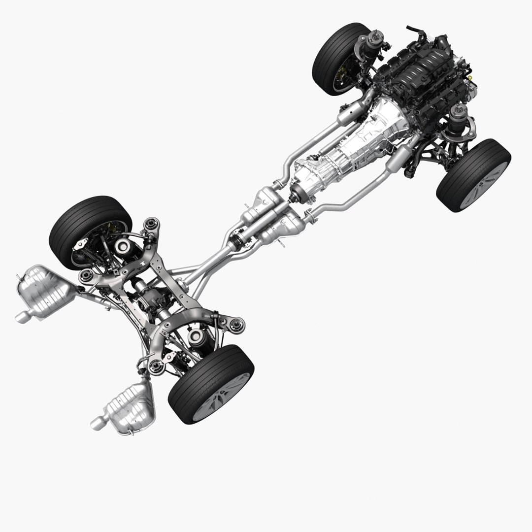 Chassis Engine 3d Model