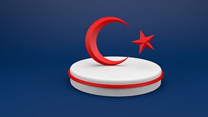 3D Prismatic Moon Star