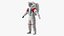 Modern Next Gen Spacesuit Empty 3D model