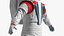 Modern Next Gen Spacesuit Empty 3D model