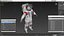 Modern Next Gen Spacesuit Empty 3D model