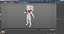 Modern Next Gen Spacesuit Empty 3D model