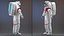 Modern Next Gen Spacesuit Empty 3D model