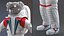 Modern Next Gen Spacesuit Empty 3D model
