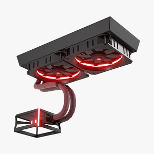 3D Future PC CPU Liquid Cooler RGB
