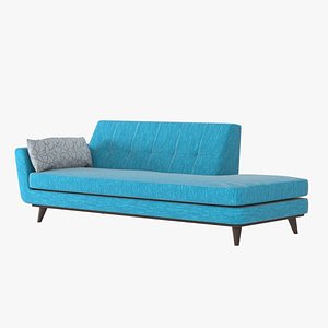 realistic joybird chaise lounge 3D model