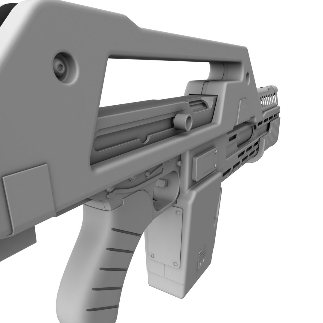 3d M41a Pulse Rifle Model