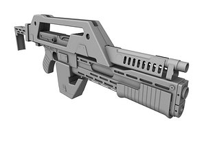 3d m41a pulse rifle model