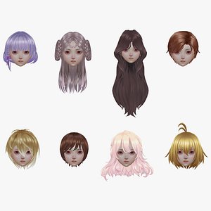 hair style 03 3D