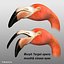Flamingo - Folded Wings