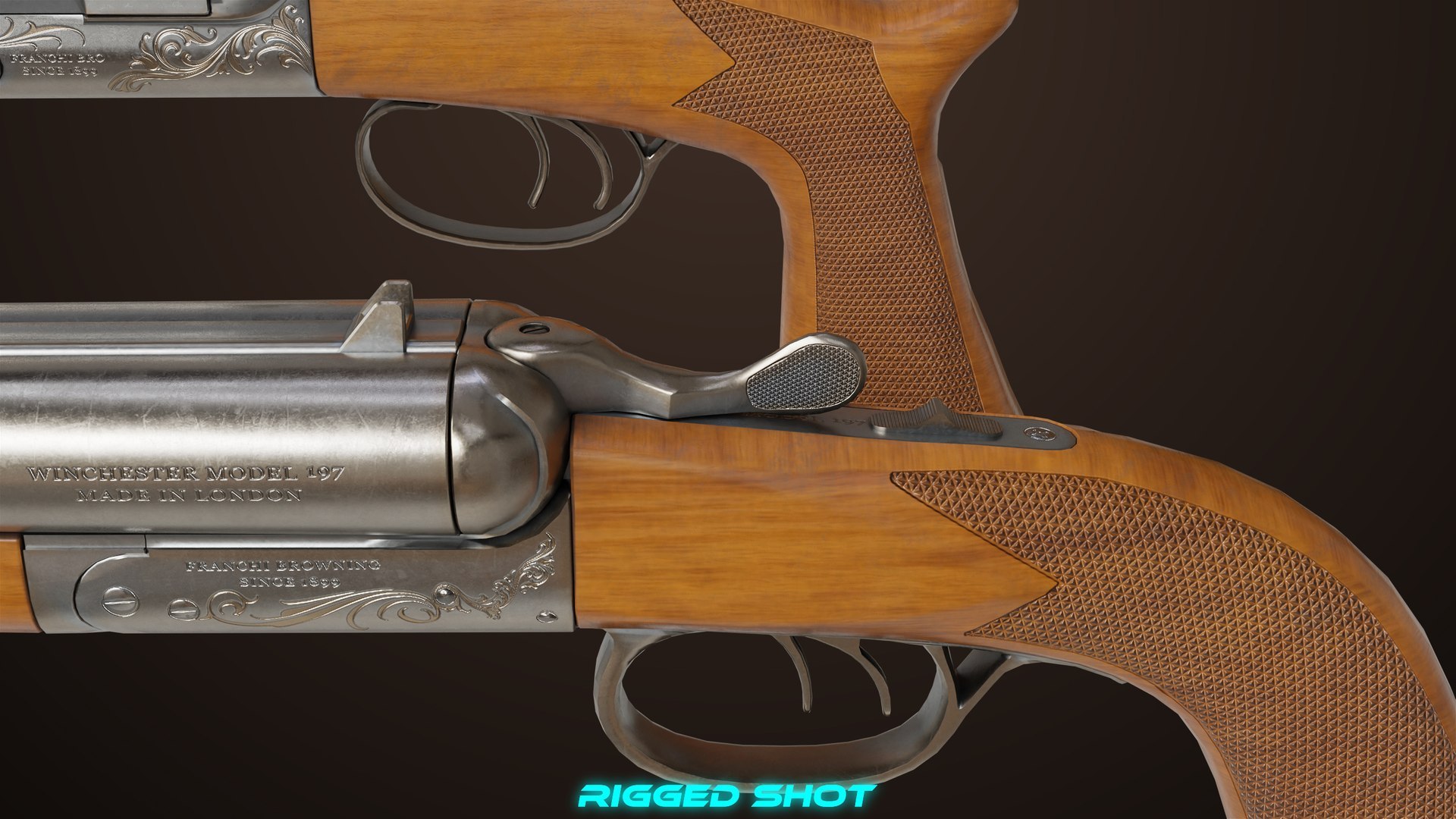Classic Shotgun Rigged All PBR Unity UE Textures 3D model https://p.turbosquid.com/ts-thumb/2R/faoKtu/VH/silver01_00035/jpg/1768140288/1920x1080/fit_q87/f79ec9d46b4ad07546e8cc0b871a22a9d9d8d319/silver01_00035.jpg