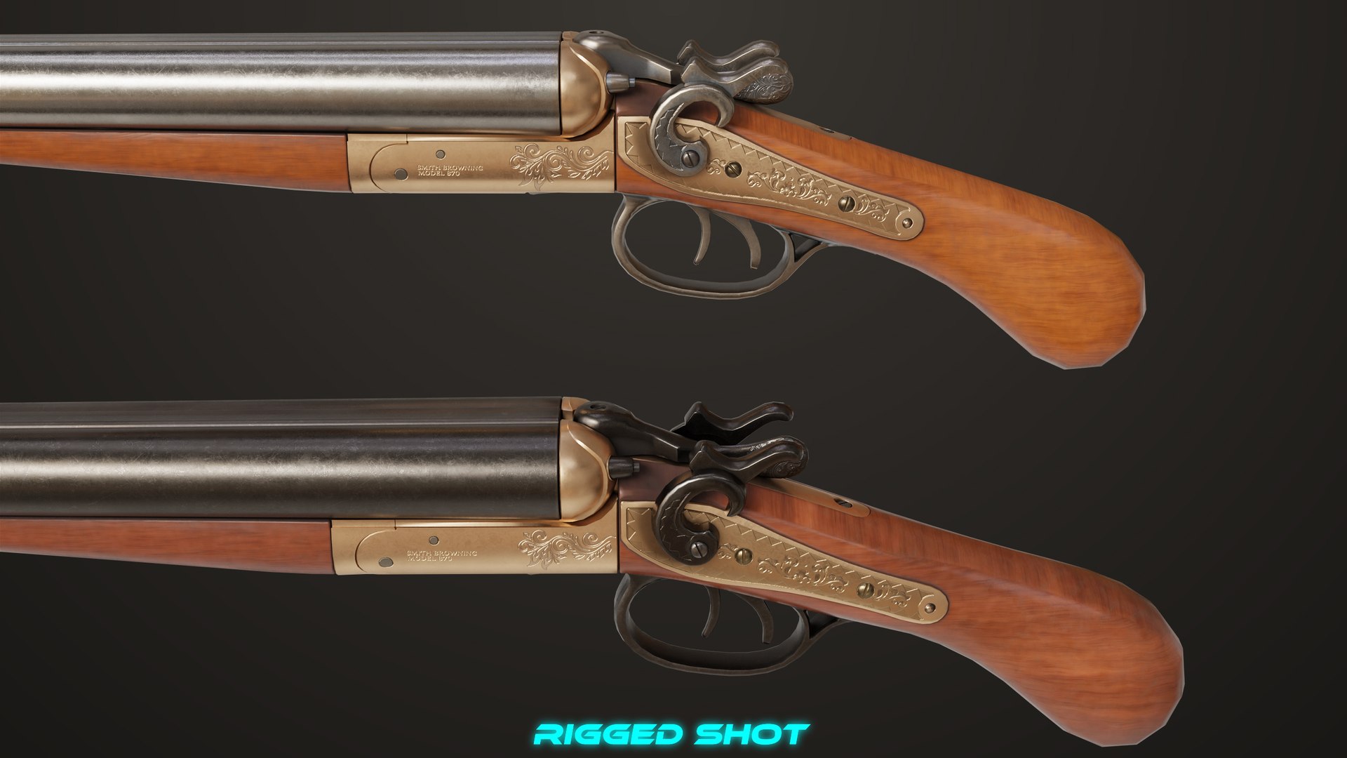 Classic Shotgun Rigged All PBR Unity UE Textures 3D model https://p.turbosquid.com/ts-thumb/2R/faoKtu/jk/classic_mini_shotgun01_00035/jpg/1768139416/1920x1080/fit_q87/11e6521714c1c4f590ec7549c4df38e0770426e7/classic_mini_shotgun01_00035.jpg