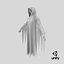 Ghost Hooded Costume 3