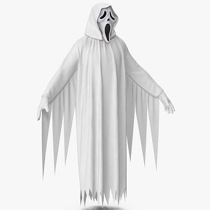 Ghost Hooded Costume 3