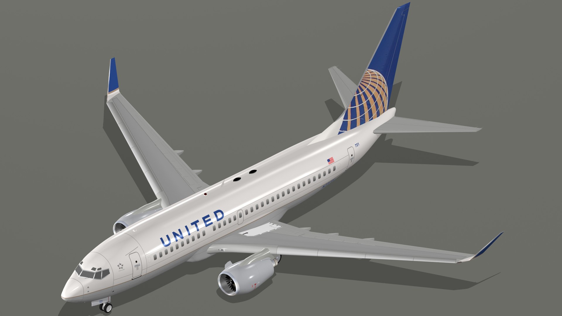 Boeing 737-700 / 800 / 900ER United Airlines Pack 3D model https://p.turbosquid.com/ts-thumb/2R/hCALWO/kO/737700_ual_4/jpg/1776171766/1920x1080/fit_q87/d0a4864c5af1221145d5f0182dd1c3e882237c3e/737700_ual_4.jpg