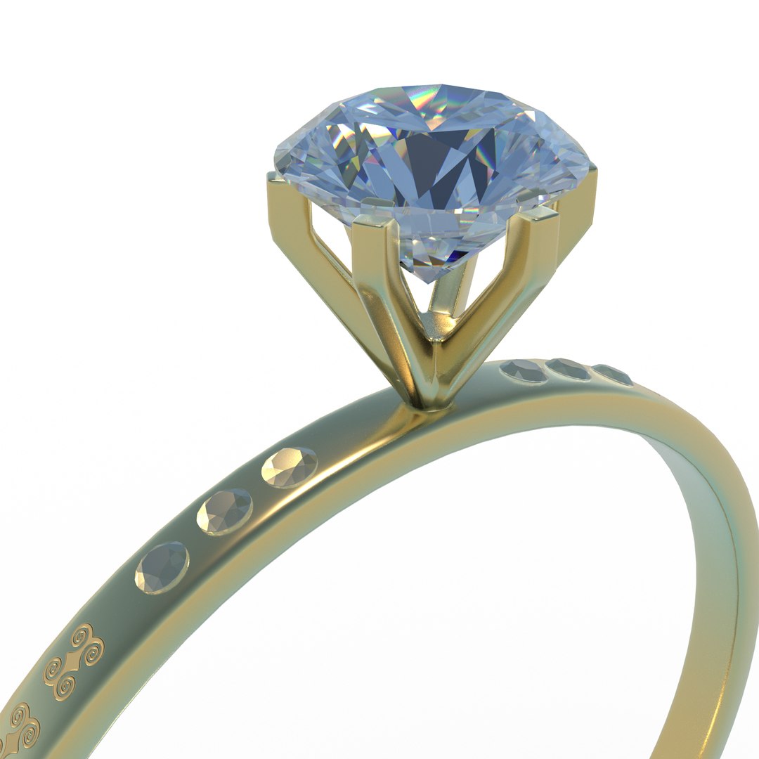 3D Diamond Ring Model - TurboSquid 2081601