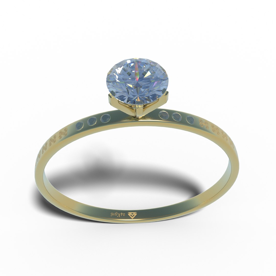 3D Diamond Ring Model - TurboSquid 2081601