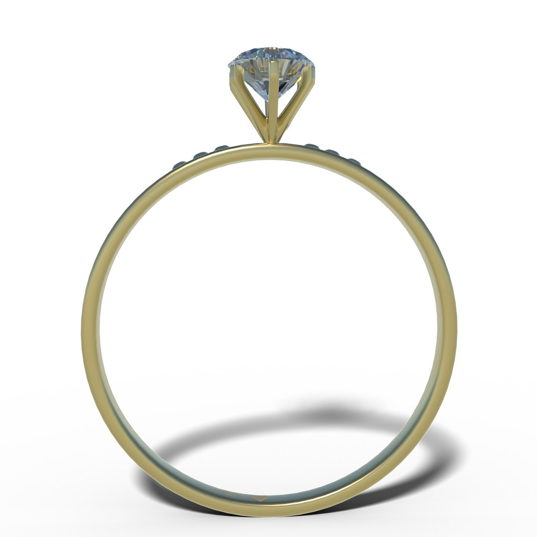 3D Diamond Ring Model - TurboSquid 2081601