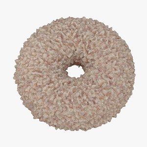 3D 8K Endless rock cave with ring shape set model
