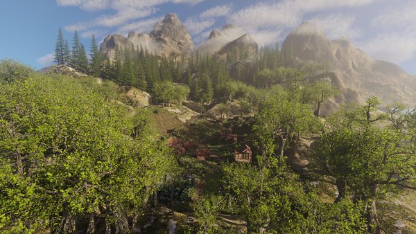 modelo 3d Escena rural - TurboSquid 2132552