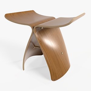 3D Butterfly Stool