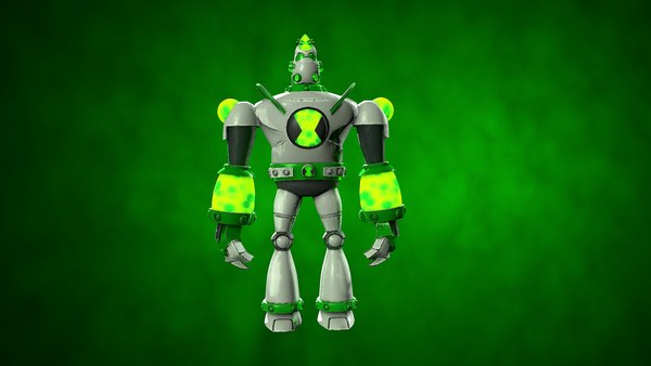 Atomix - Ben 10 Rigged 3D 모델 - TurboSquid 2071057