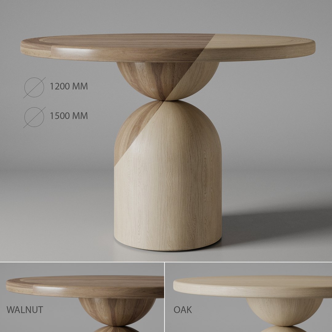 3D Model Bell Table By The WoodRoom - TurboSquid 1867169