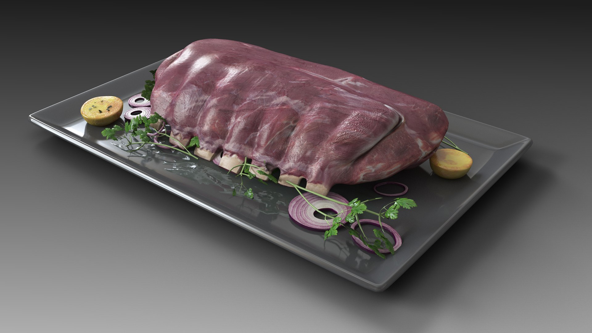 3D Model Raw Ribs - TurboSquid 1881993
