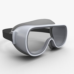 safety glasses gltf 3D