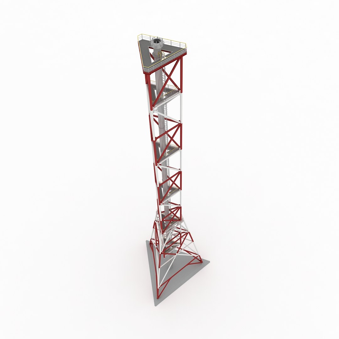 3ds Flare Stack Gas 05