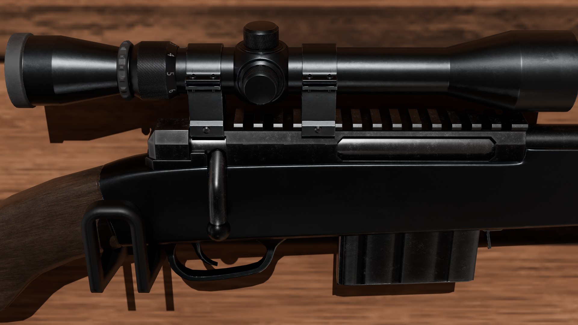 3D Sniper Rifle Model - TurboSquid 2422382