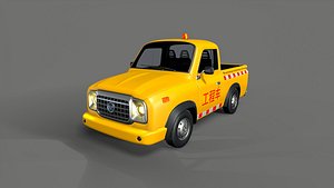 cartoon car Pickup 3D model