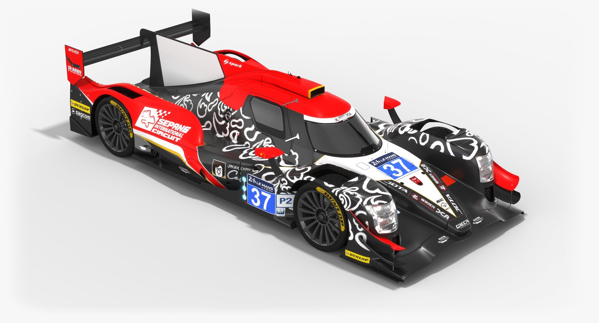 3D Jackie Chan Dc Racing Model - TurboSquid 1296649
