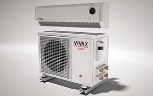 air conditioner 3d model