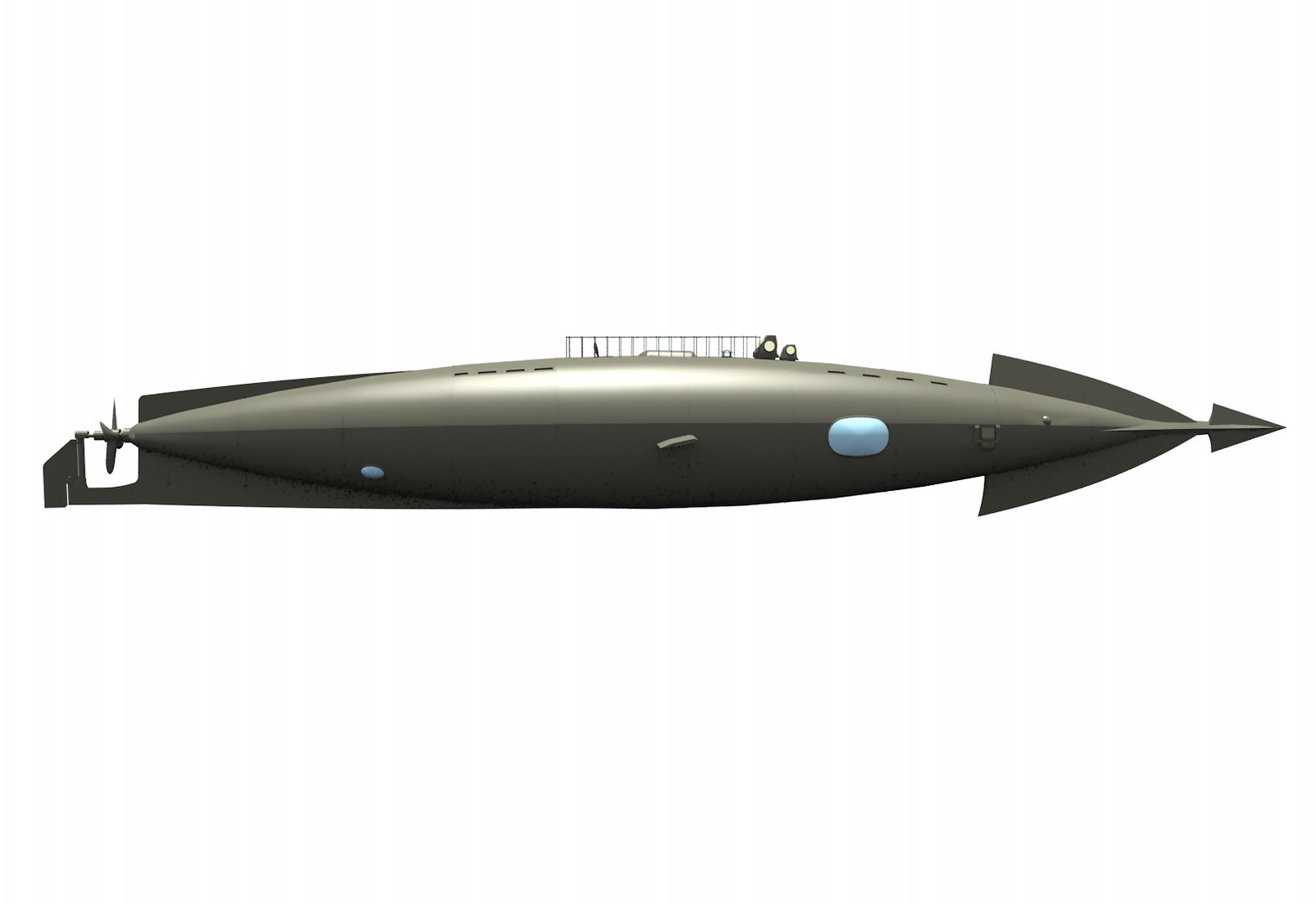 Nautilus 1865 Submarine 3ds