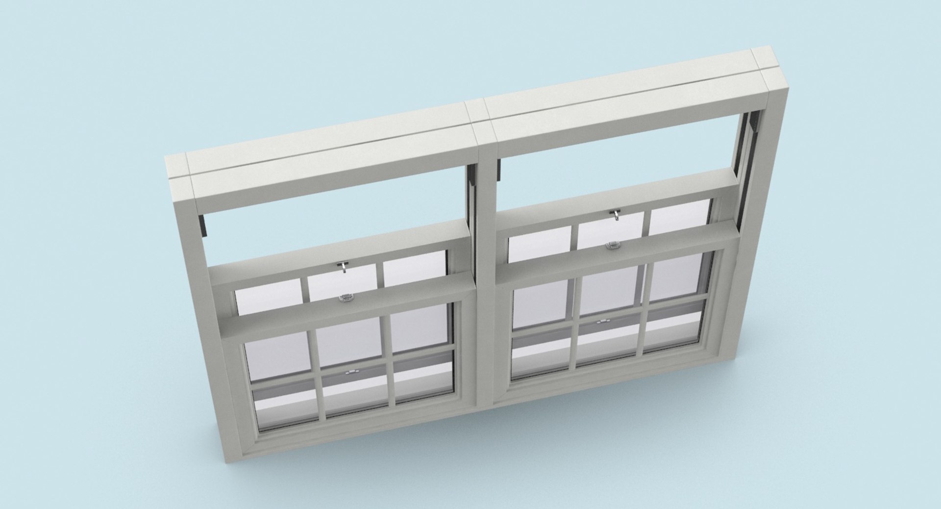 Standard-windows---window-5-open 3D Model - TurboSquid 1246403