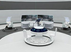 futuristic command 3D