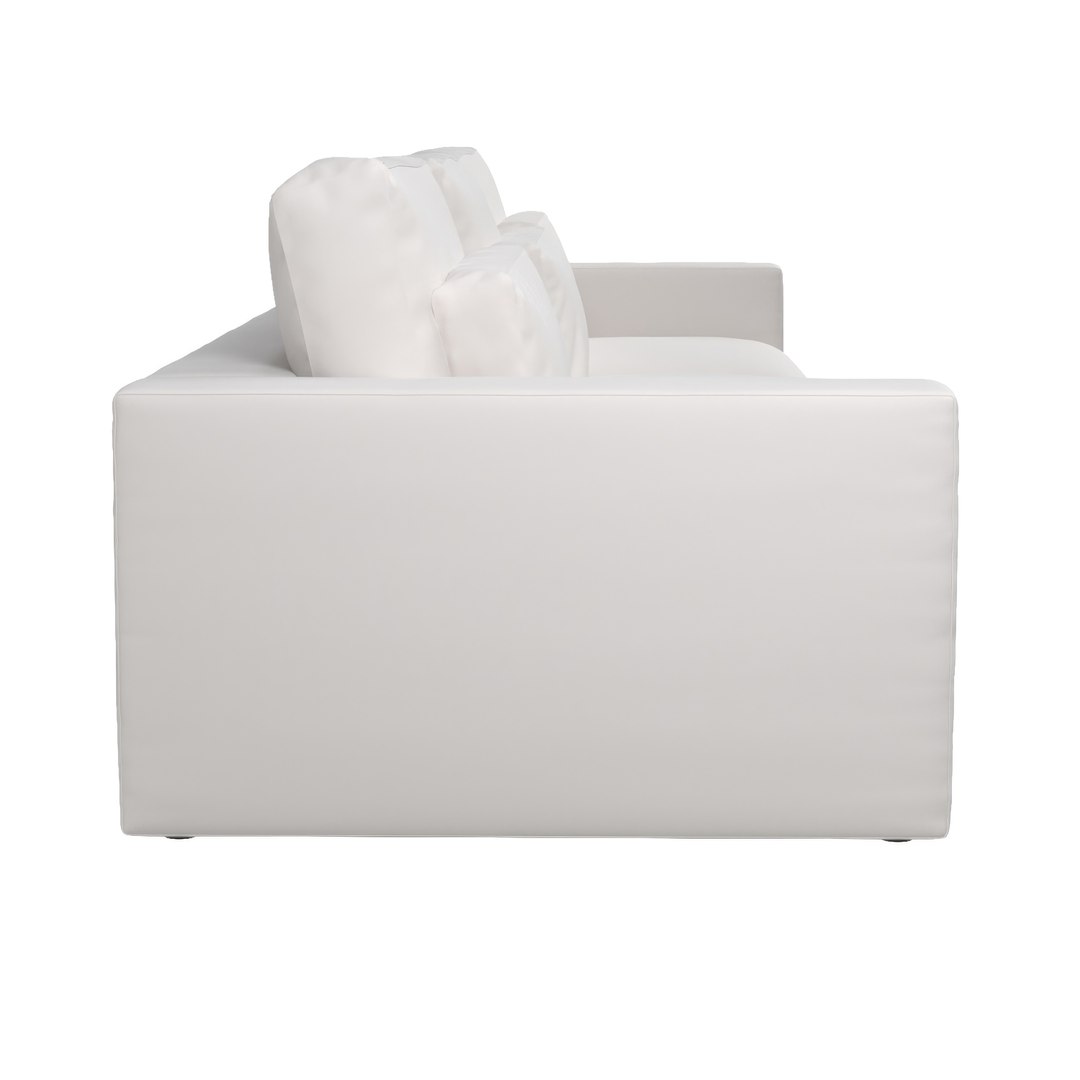Lugano Slipcovered Modular Sofa 3D TurboSquid 2120244