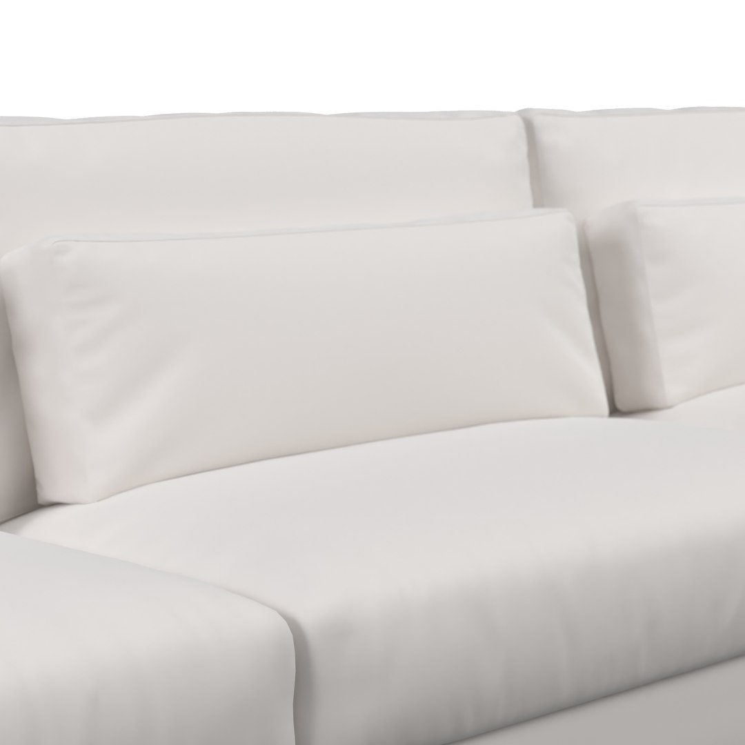 Lugano Slipcovered Modular Sofa 3D TurboSquid 2120244