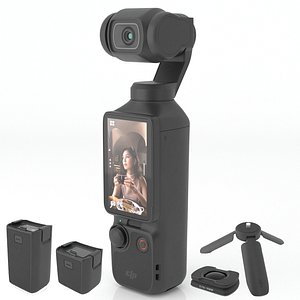 Action Camera DJI Osmo Pocket 3 Collection 3D model